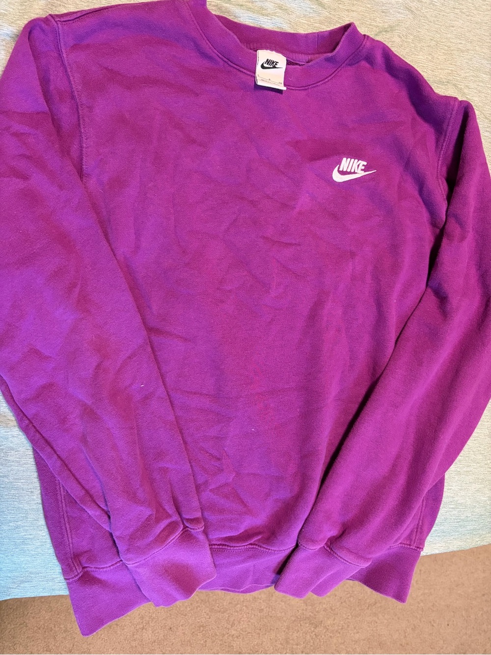 Nike Woman’s Bright Purple Crewneck Sweatshirt